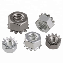 M8 Class 4.8 Galvanized Carbon Steel Kep K Nut